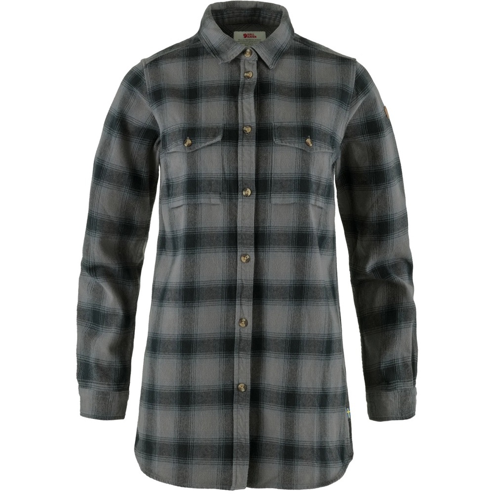 Fjällräven Övik twill Gray Plaid Shirt